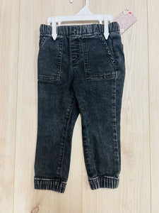 (2T) Cat & Jack Black Jean Joggers Boys