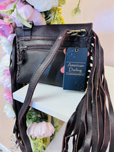 Load image into Gallery viewer, American Darling Tooled Fringe Cactus Crossbody