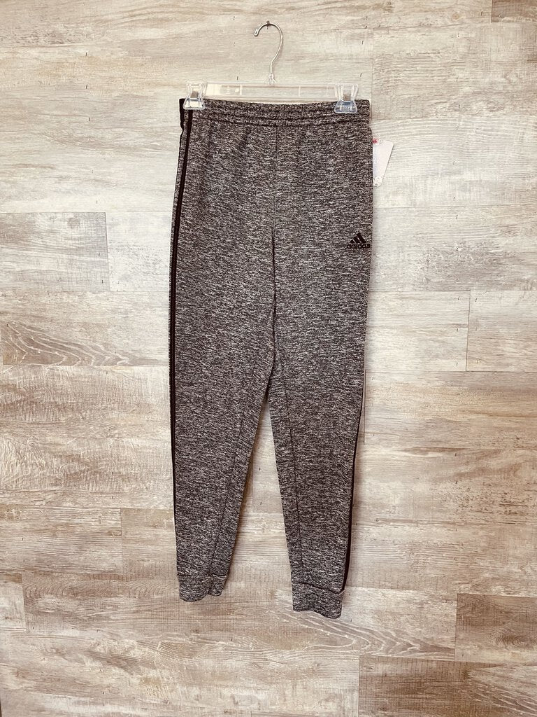 (L) Adidas Dark Grey Joggers Girls