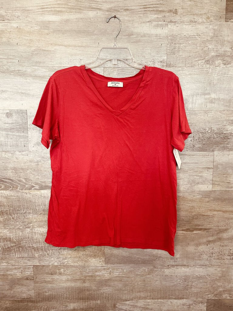 (M) Zenana Red Tee Womens