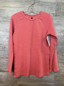 (8) Tea Coral Ribbed LS Shirt Girls