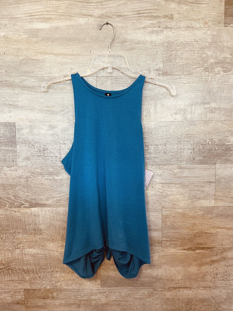 (L) Yogalicious Blue Tank Womens
