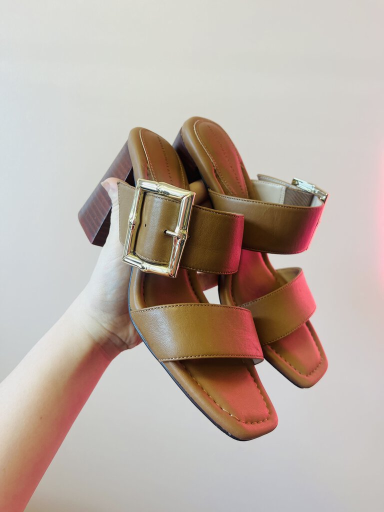 (8) White House Black Market Brown Heels Women's
