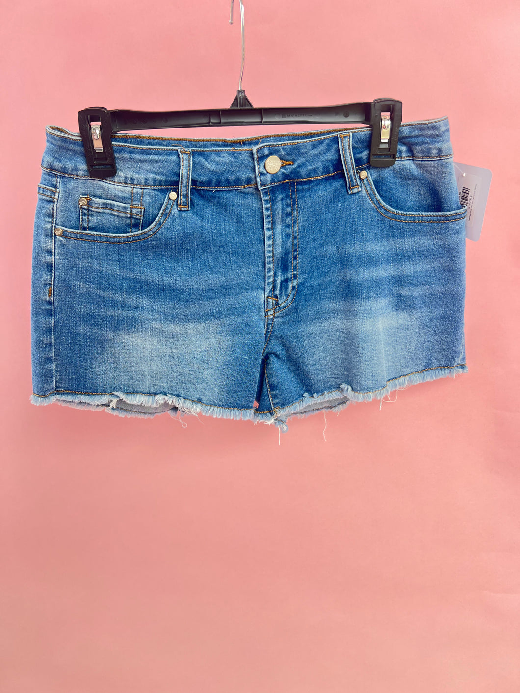 Sterling Kreek Raw Hem Jean Shorts Womens