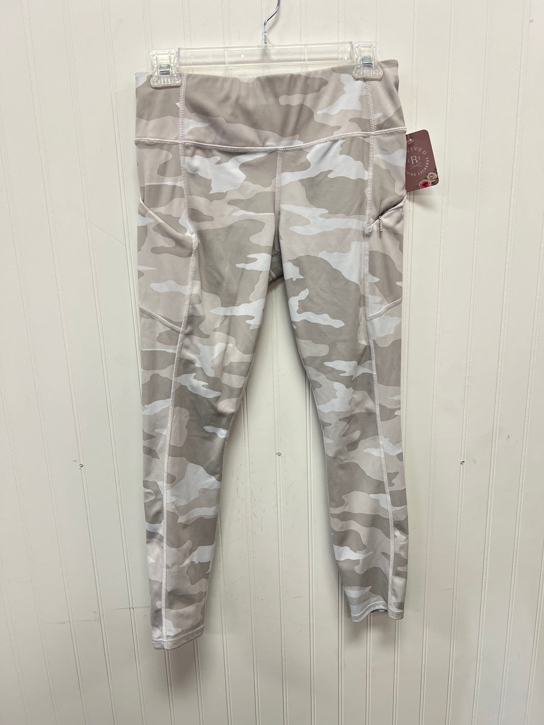 (S) Athleta Grey Camo Leggings Womens