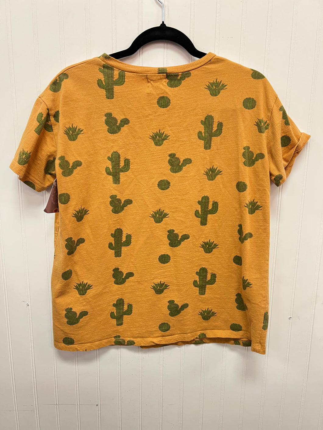 (S) Grace & Emma Yellow Cactus Shirt Womens