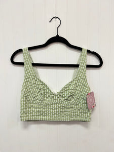 (S) Elodie Green Gingham Shirt Womens