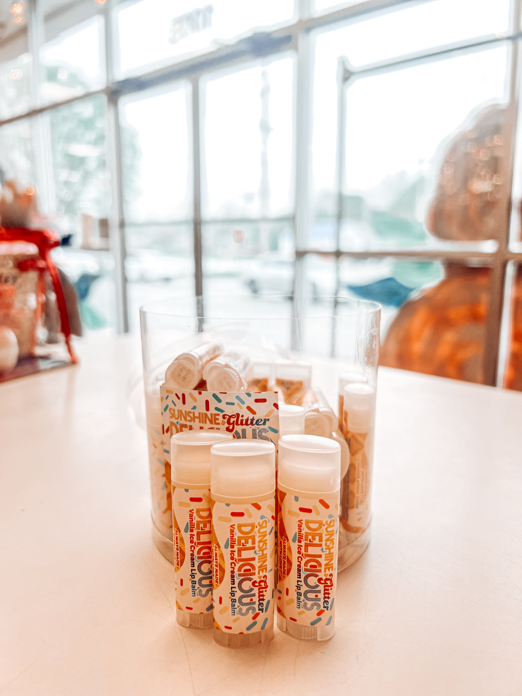 Sunshine & Glitter Delicious Vanilla Ice Cream Lip Balm