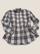 Load image into Gallery viewer, (2XL) Roper Men's Dark Purple Plaid Western Button Up