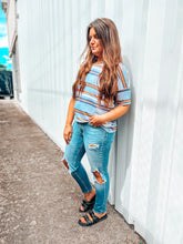 Load image into Gallery viewer, Beach Life Striped Tunic