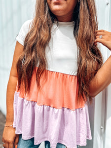 Sweet Summer Tiered Tunic Top Women's