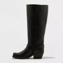 Load image into Gallery viewer, Universal Thread Black Oakley Tall Harness Boot Women&#39;s