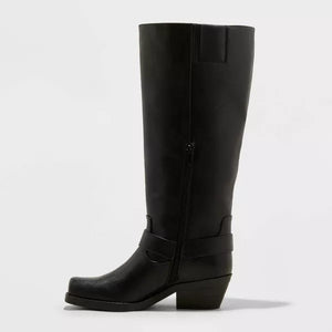 Universal Thread Black Oakley Tall Harness Boot Women's