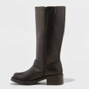 Wild Fable Black Rebel Tall Moto Boot