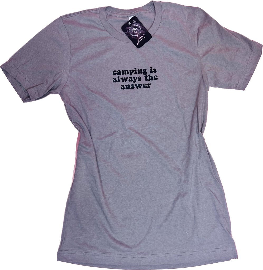 Camping Is The Answer Shirt