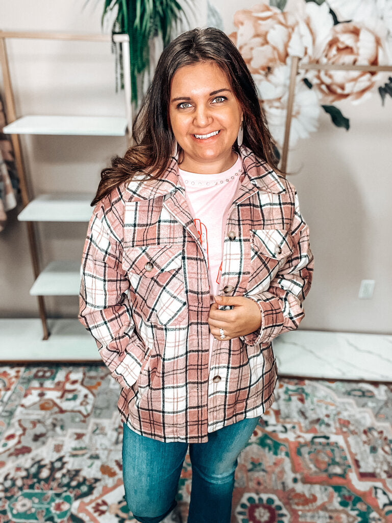 The Barbie Plaid Shacket