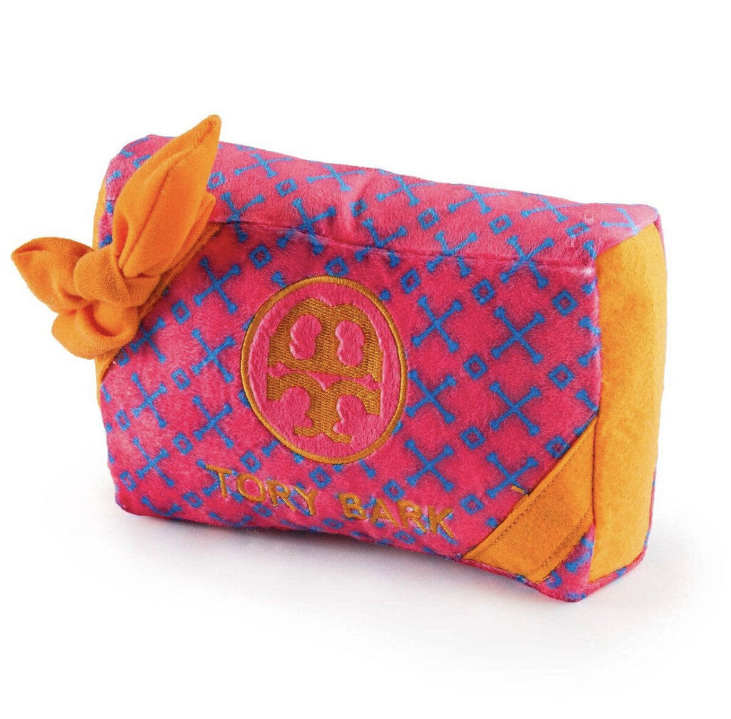 Tory Bark Gift Box Plush Dog Toy