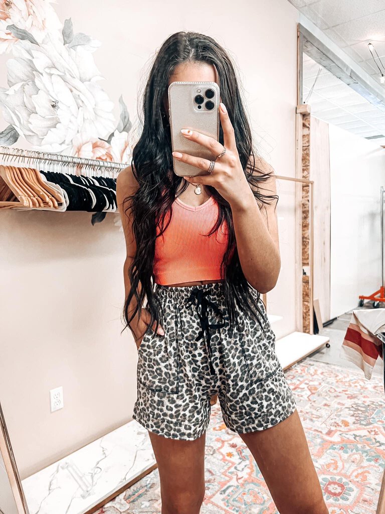 Wild About You Leopard Shorts