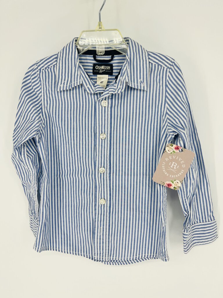(4t) Osh Kosh Chambray LS Shirt Boys