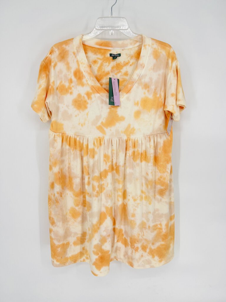(S) Wild Fable Orange Tye Dye Dress Womens