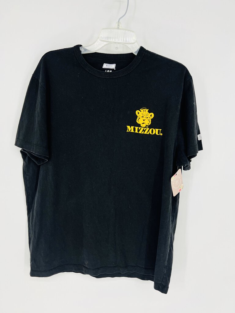 (Large) Tailgate Black Mizzou Tee Women's
