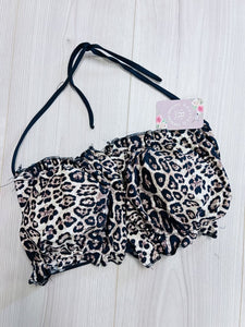 (XL) Boutique Leopard Swim Top Womens