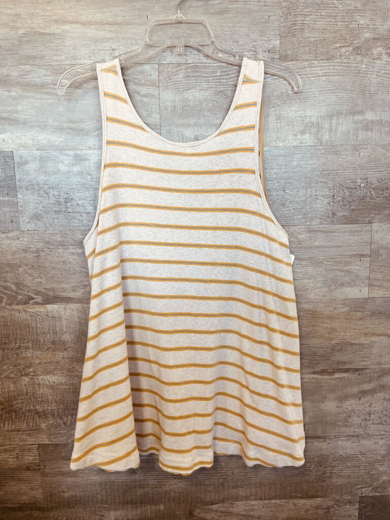 (M) Free People Mustard Striped Tunic Women's