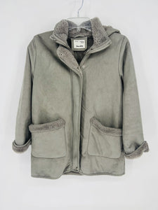 (11/12) Zara Grey Suede Jacket Girls