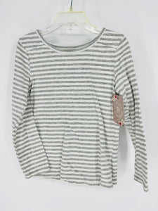 (5/6) Place Grey Striped LS Shirt Girls