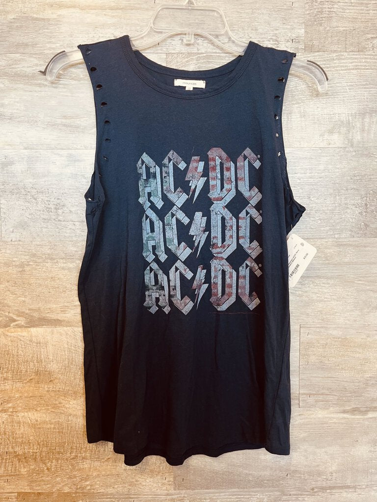 (Medium) Maurice's ACDC Navy Tank Women's