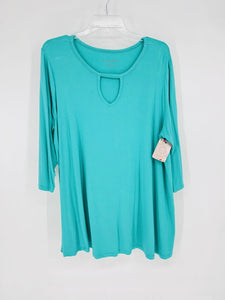 (18/20) Jessica London Teal Shirt Women's