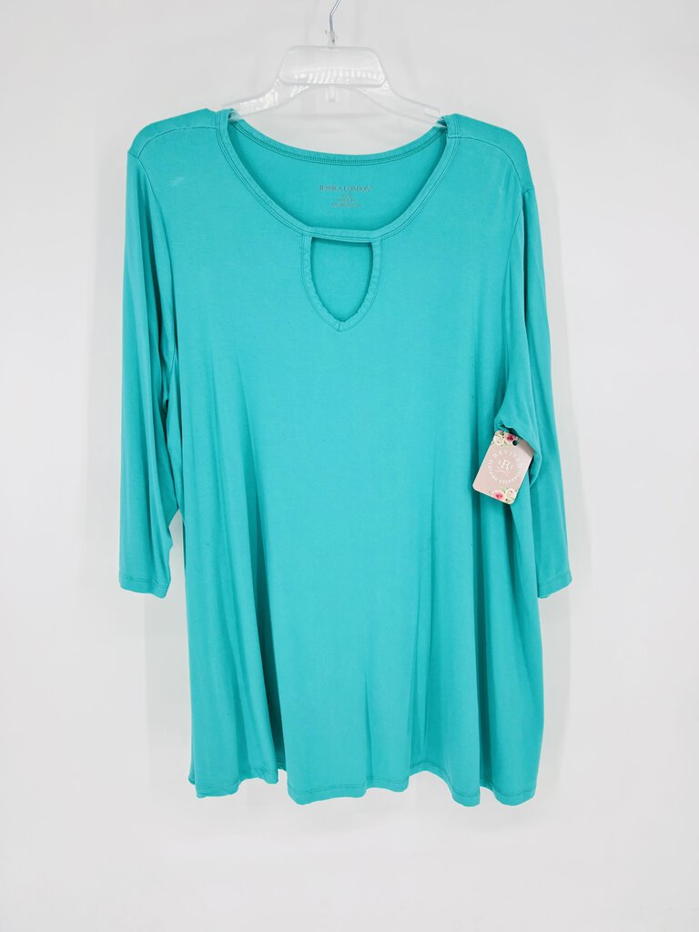(18/20) Jessica London Teal Shirt Women's