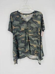 (M) Haptics Green Camo Tunic Tee Women's
