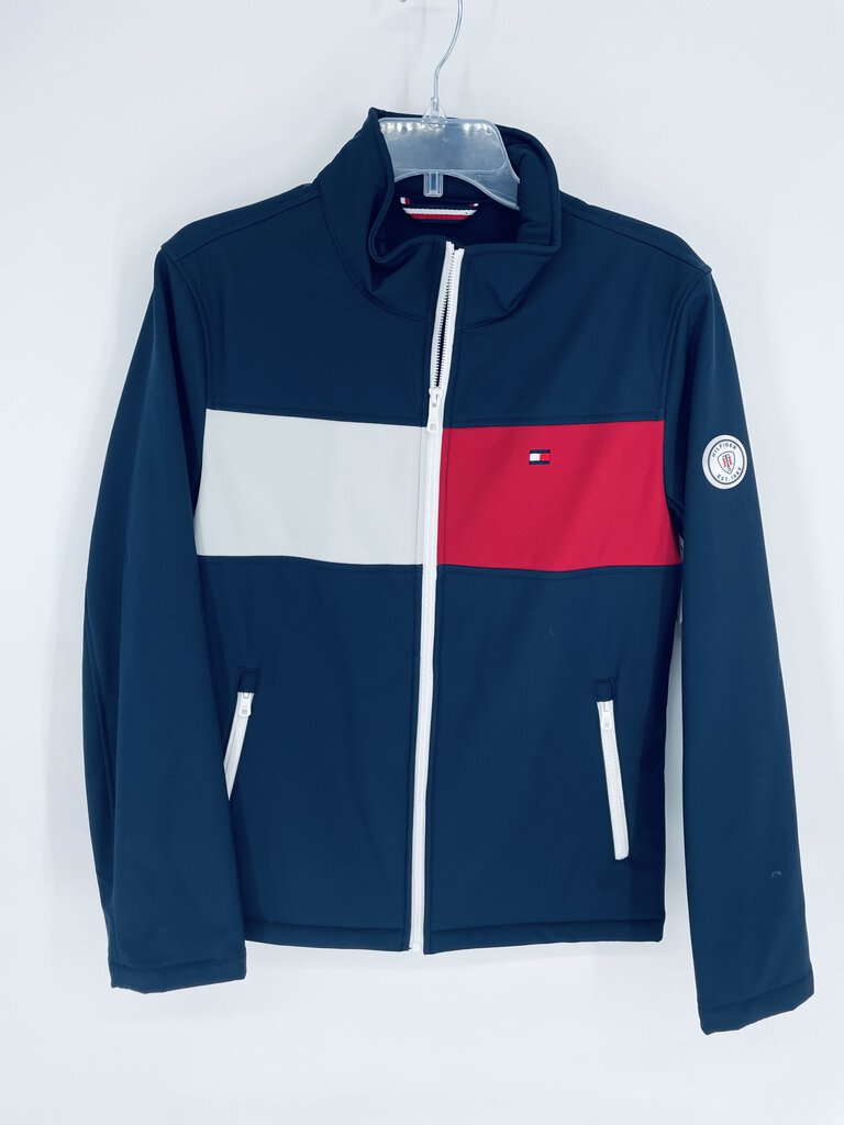 (Medium) Tommy Hilfiger Navy Red Jacket Mem's