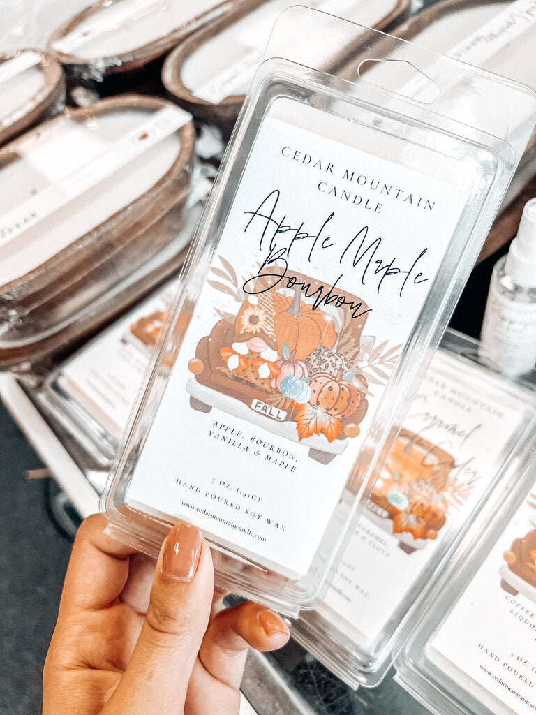 Cedar Mountain Candle Apple Maple Bourbon Wax Melts