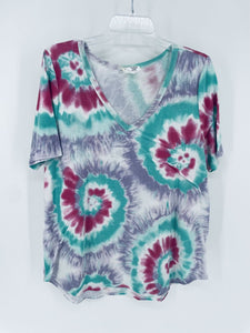 (XL) Bibi Pink Tye Dye Tee Women's