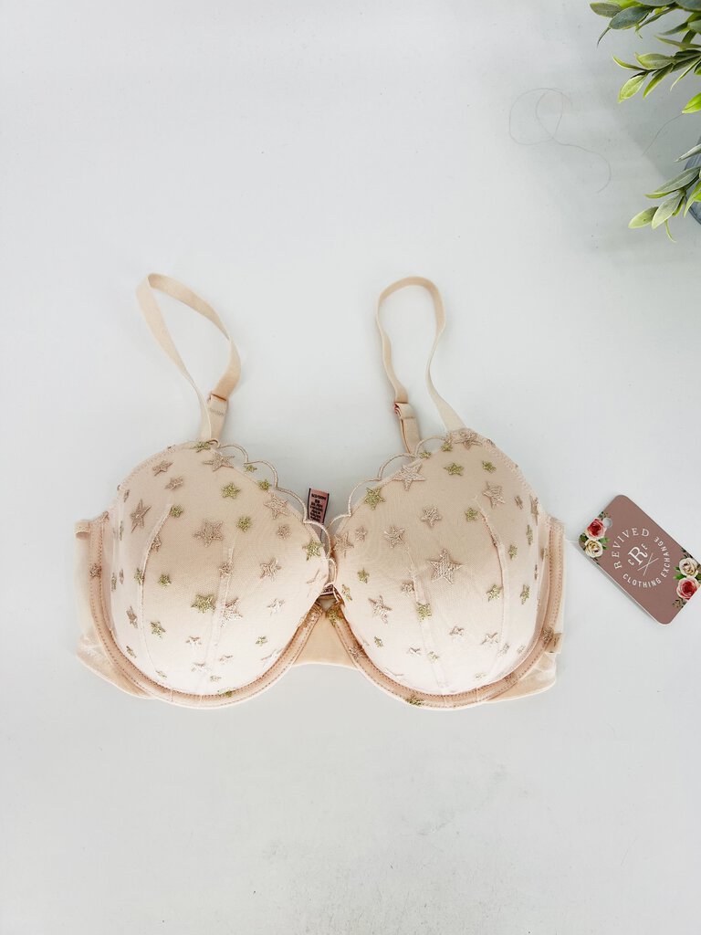 (34DD) Victoria's Secret Blush Star Bra