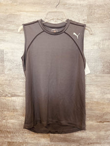 (Small) Puma Gray Athletic tank men's