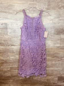 (Small) She & Sky Purple Lace Dress Women's