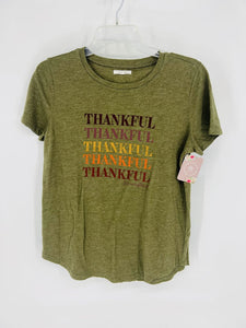 (S)Maurice's Green Thankful Shirt Womens
