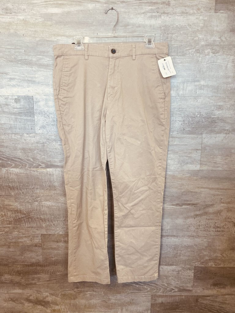 (32/30) English Laundry Khaki Flat Front Pant Men's