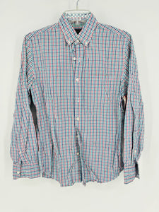 (M) J Crew Pastel Plaid Shirt Mens