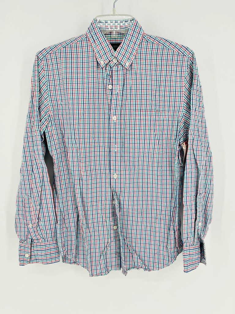 (M) J Crew Pastel Plaid Shirt Mens