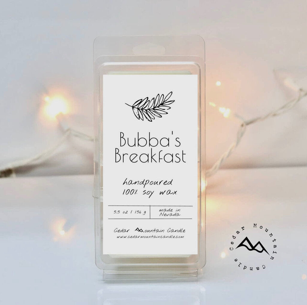 Cedar Mountain Candle Bubba's Breakfast Wax Melts
