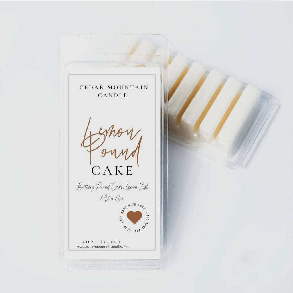 Cedar Mountain Candle Lemon Pound Cake Wax Melts