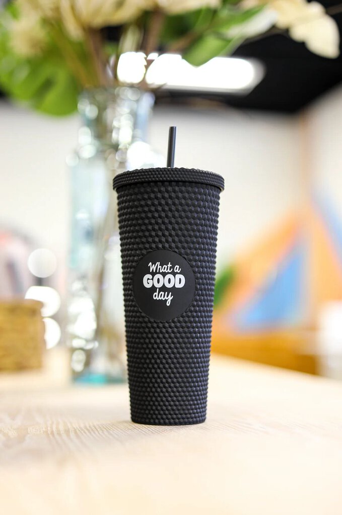 What A Good Day Black 20oz Tumbler