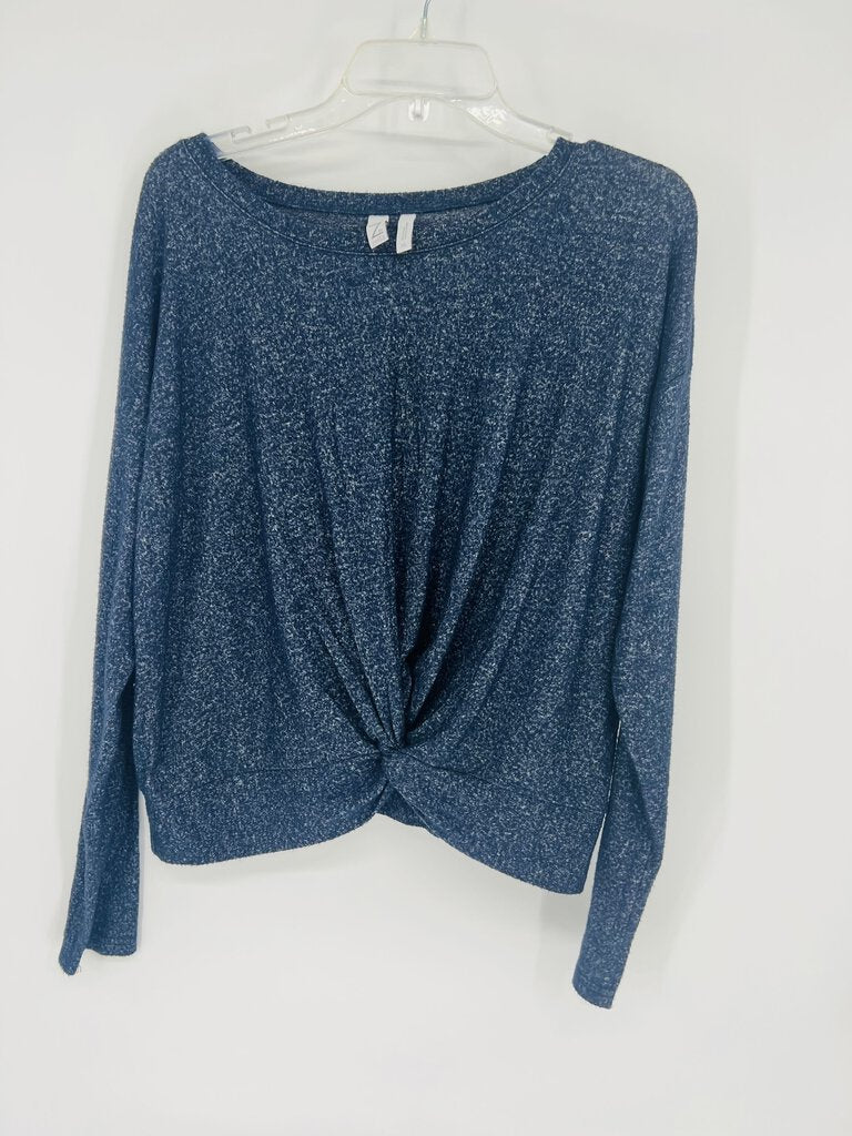 (XL) Zella Navy Knotted Shirt Womens