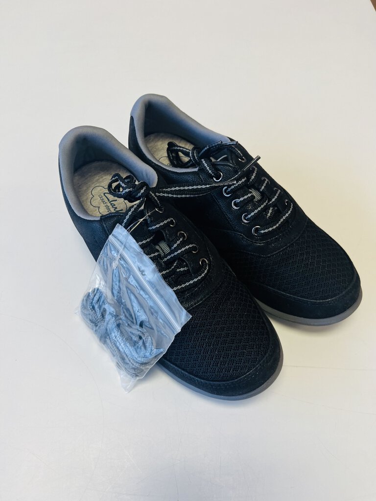 (5.5) Clarks Black Shoes Womens