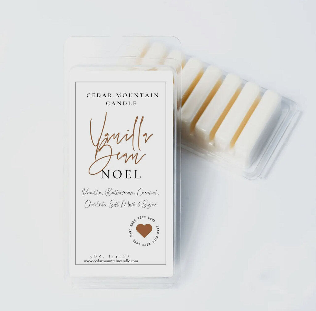 Cedar Mountain Candle Vanilla Bean Noel Wax Melts