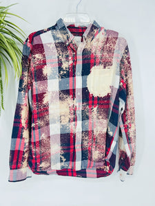(M) Thanksgiving Casserole Bleached Flannel Womens